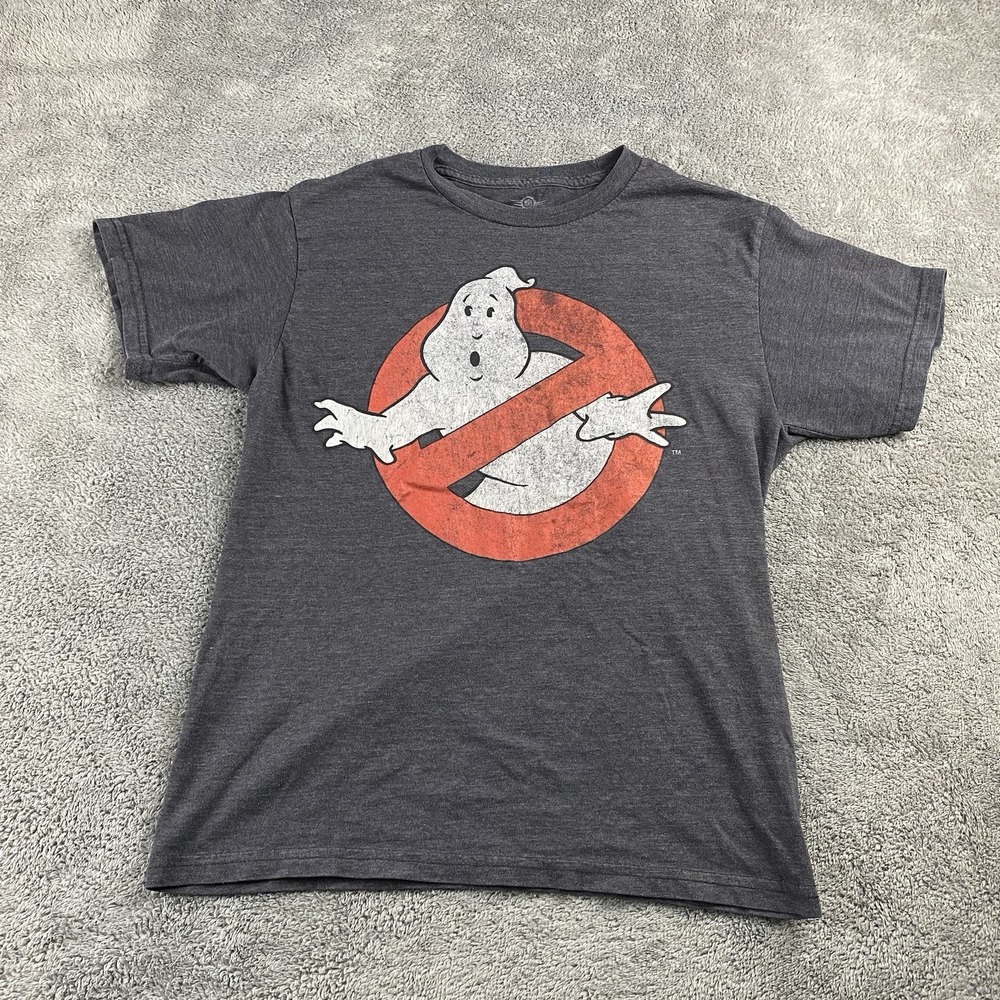 Ghostbusters Graphic T-Shirt‎ Youth XL Gray Short Sleeves